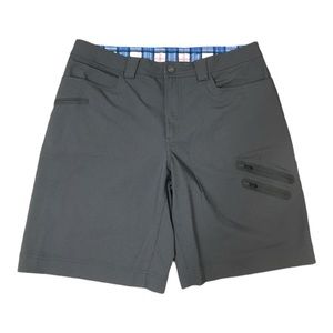 Lululemon MENS Commute Shorts Gray Pinstripe Size 36